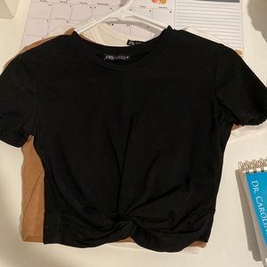 Zara cropped tops